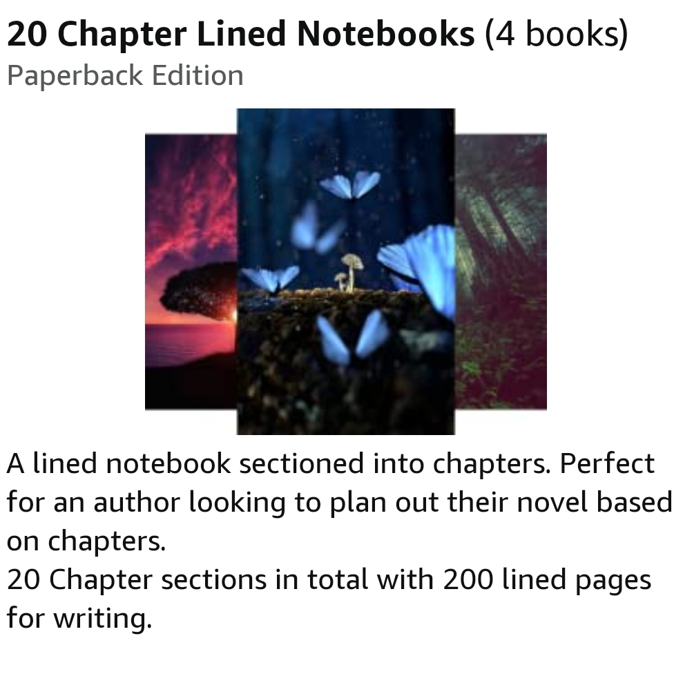 20 Chapter Line Notebooks